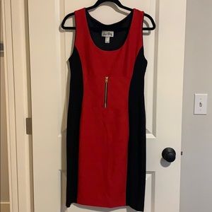Joseph Ribkoff women’s black and red dress